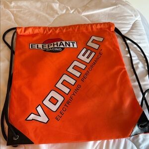 Orange Vonnen Drawstring Bag